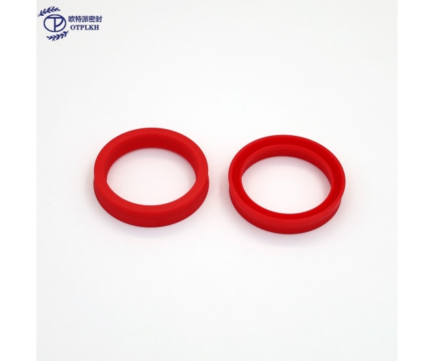 Y-type sealing ring polyurethane PU seals red Y-ring piston rod sealing non-standard parts shaped parts factory customized otplkh